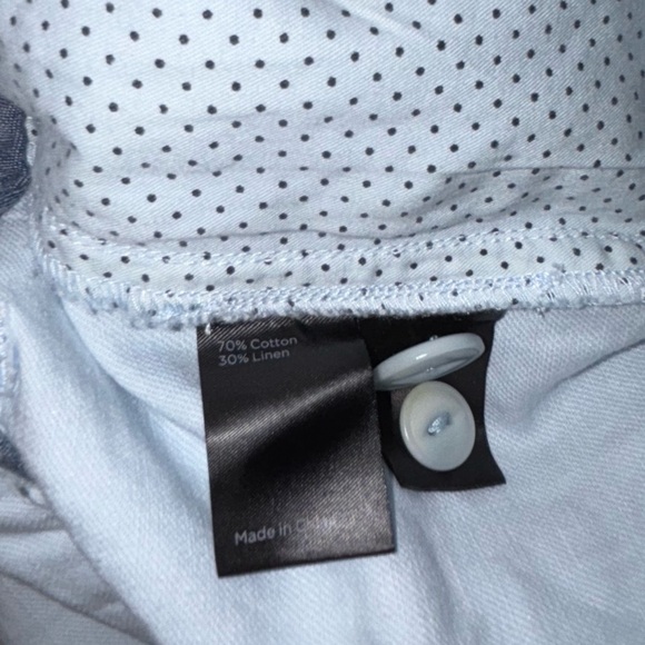 Flint and Tinder 365 Cotton Linen Short 9" Bleached Chambray Men's size 38 - Picture 5 of 5